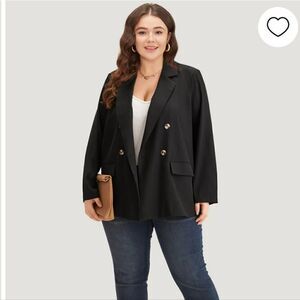 NWT BloomChic black blazer coat 18/2X